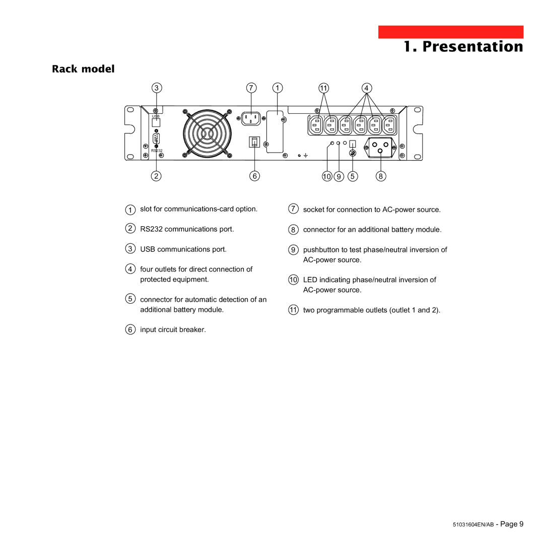 MGE UPS Systems 1000C, 700C user manual Usb 