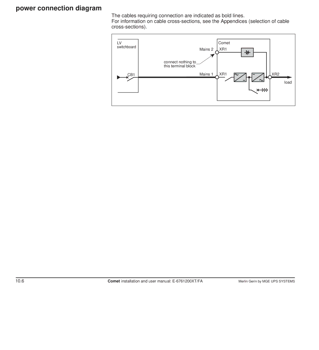 MGE UPS Systems Comet TM 5 - 30 kVA user manual Frequency converter 