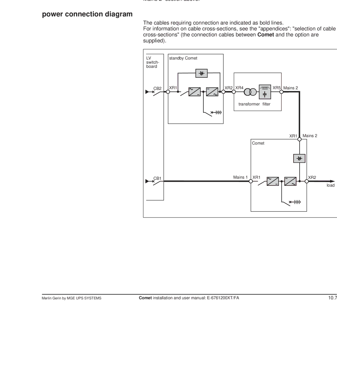 MGE UPS Systems Comet TM 5 - 30 kVA user manual Hot standby system 