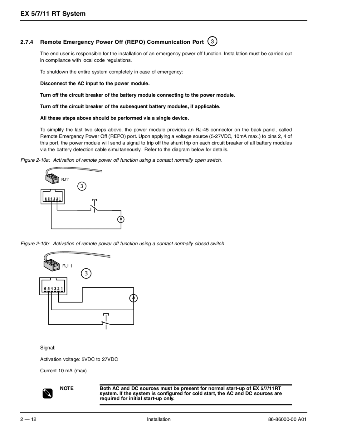 MGE UPS Systems EX 11RT, EX 7RT, EX 5RT user manual Remote Emergency Power Off Repo Communication Port 