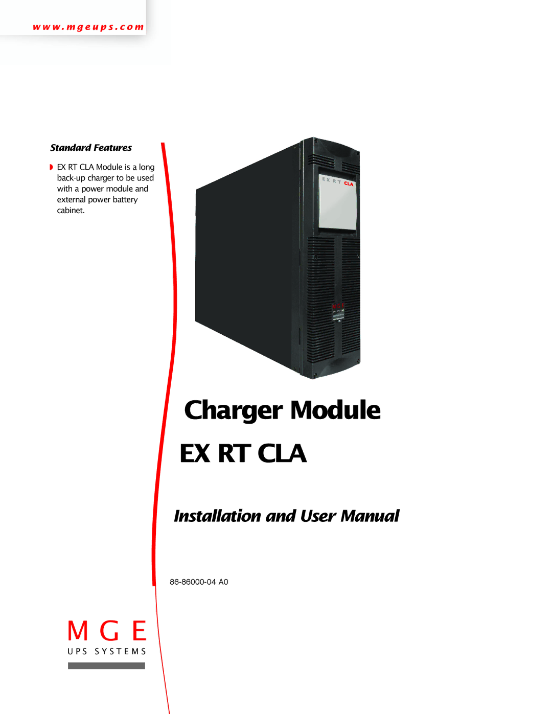 MGE UPS Systems EX RT CLA user manual Ex Rt Cla 