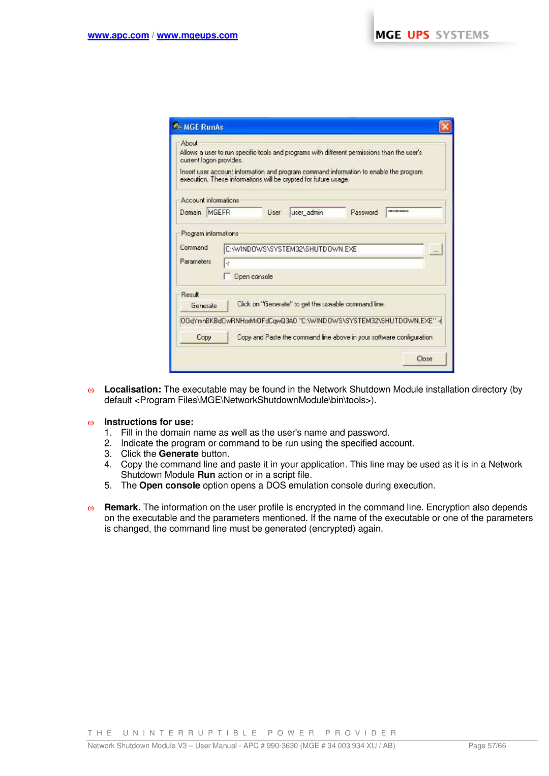 MGE UPS Systems Network Shutdown Module V3 user manual Instructions for use 