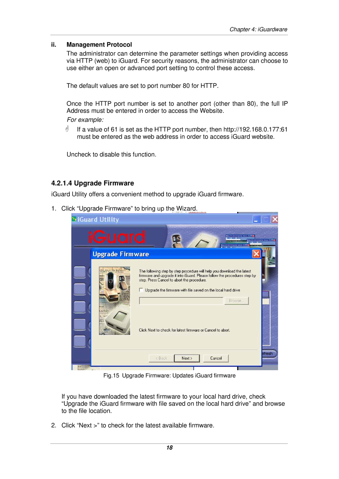 Micon IP-220E manual Upgrade Firmware, Ii. Management Protocol 