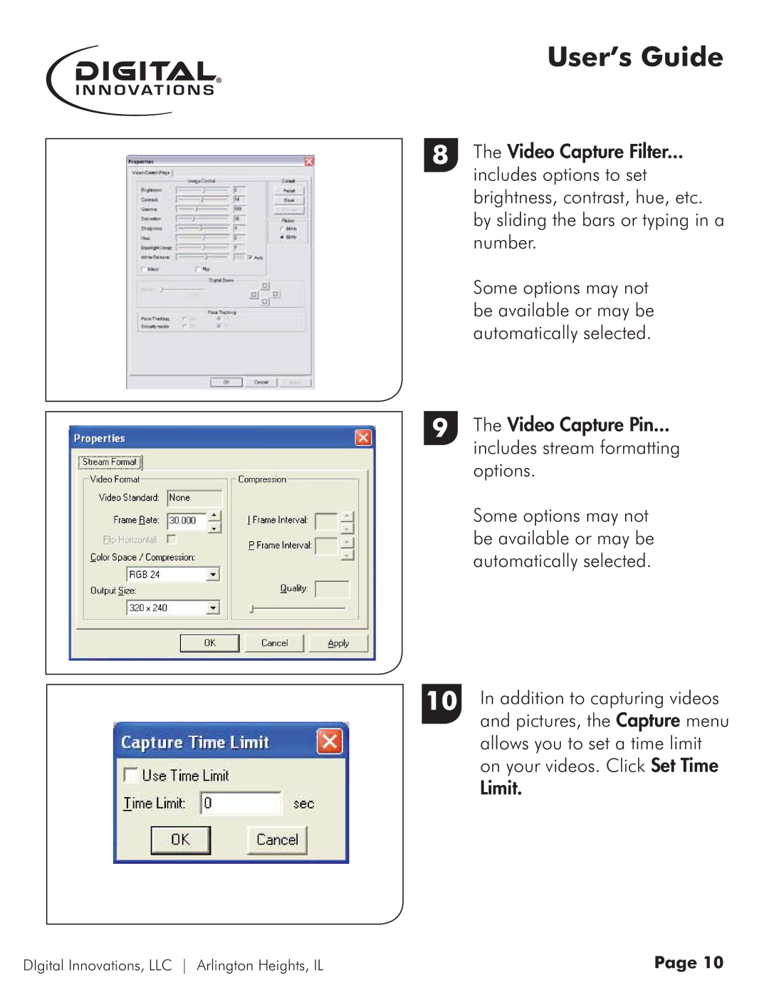 Micro Innovations 4310100 quick start Includes options to set 