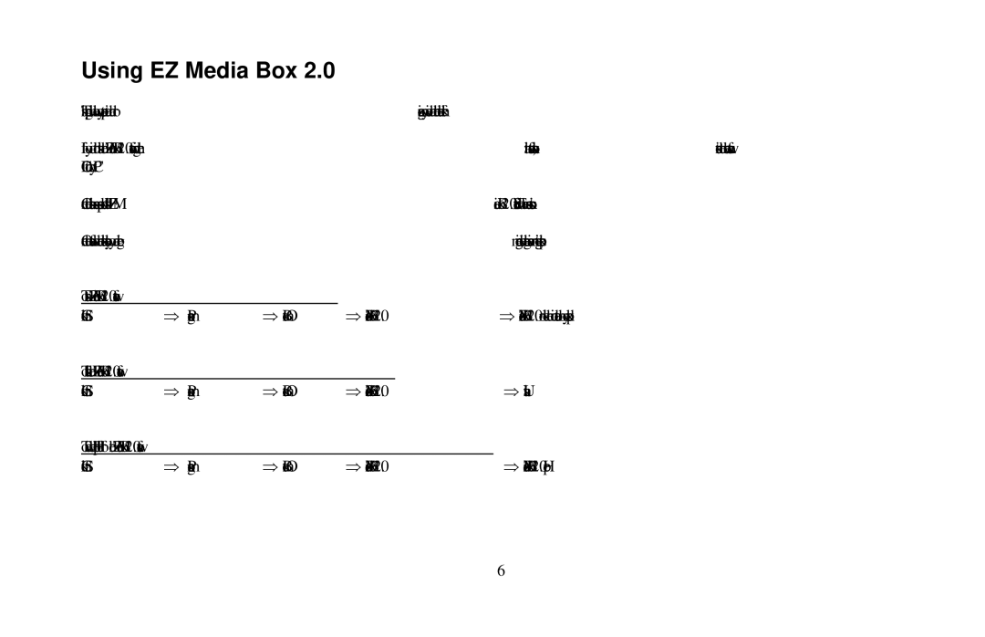 Micro Innovations IC455C user manual Using EZ Media Box 