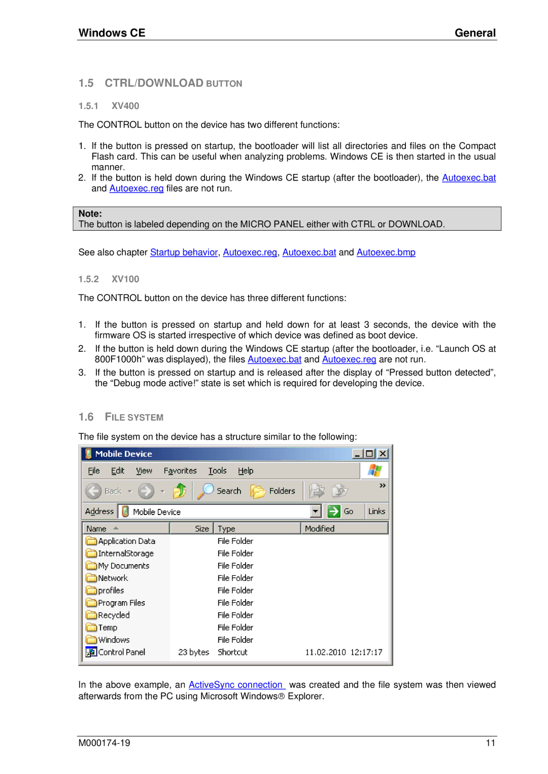 Micro Innovations M000174-19 manual CTRL/DOWNLOAD Button, File System 