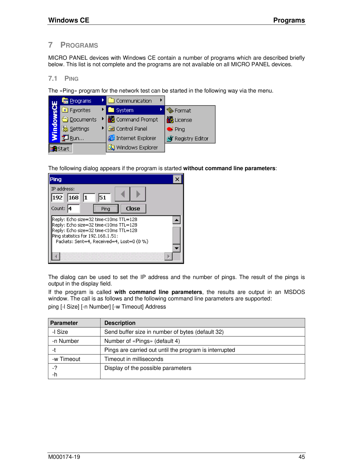 Micro Innovations M000174-19 manual Windows CE Programs 