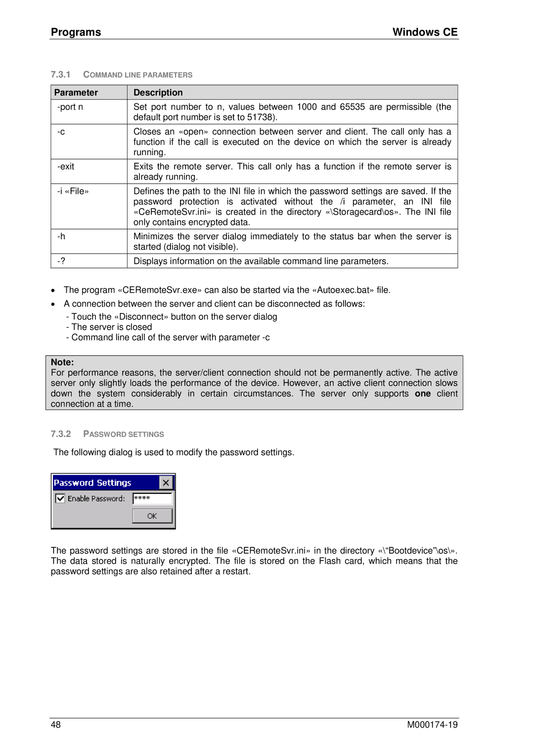 Micro Innovations M000174-19 manual Password Settings 