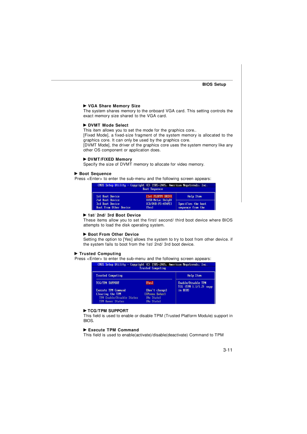 Micro Star  Computer G31M manual TCG/TPM Support 