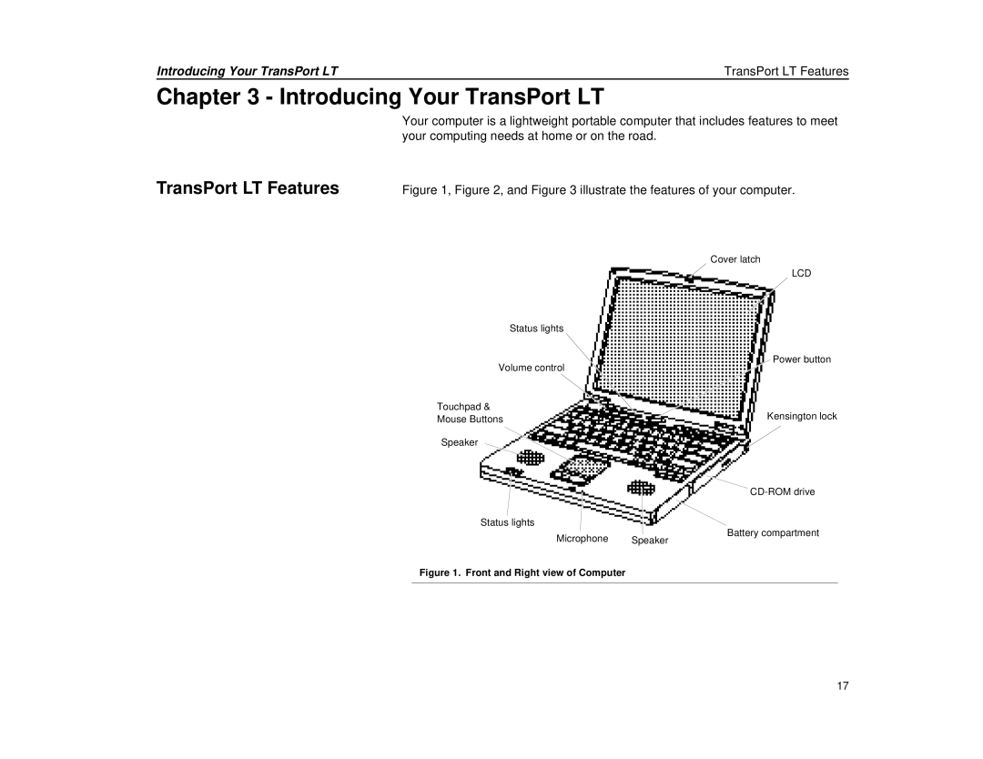 Micron Technology Transport LT warranty Introducing Your TransPort LT, TransPort LT Features 