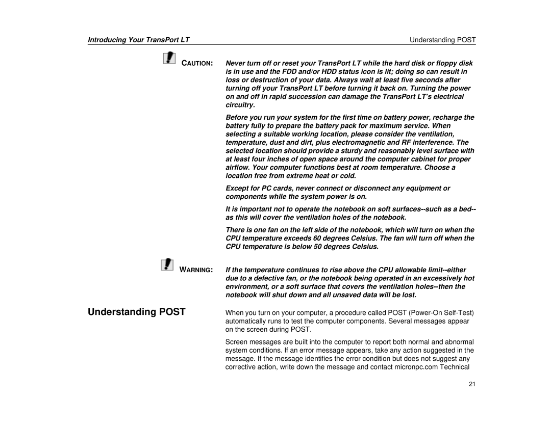 Micron Technology Transport LT warranty Understanding Post 