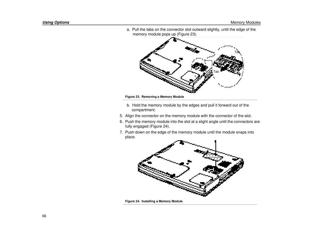 Micron Technology Transport LT warranty Removing a Memory Module 