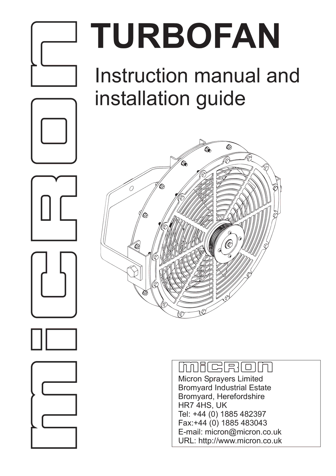 Micron Technology Turbofan instruction manual 