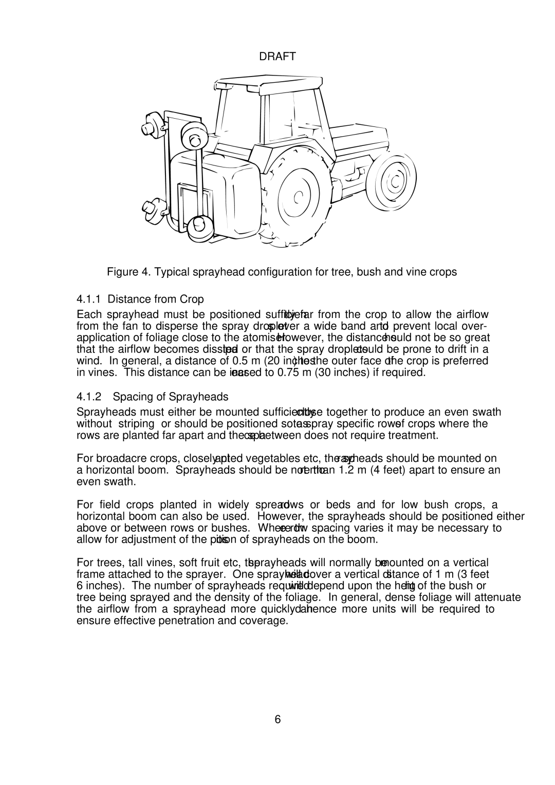 Micron Technology Turbofan instruction manual Spacing of Sprayheads 