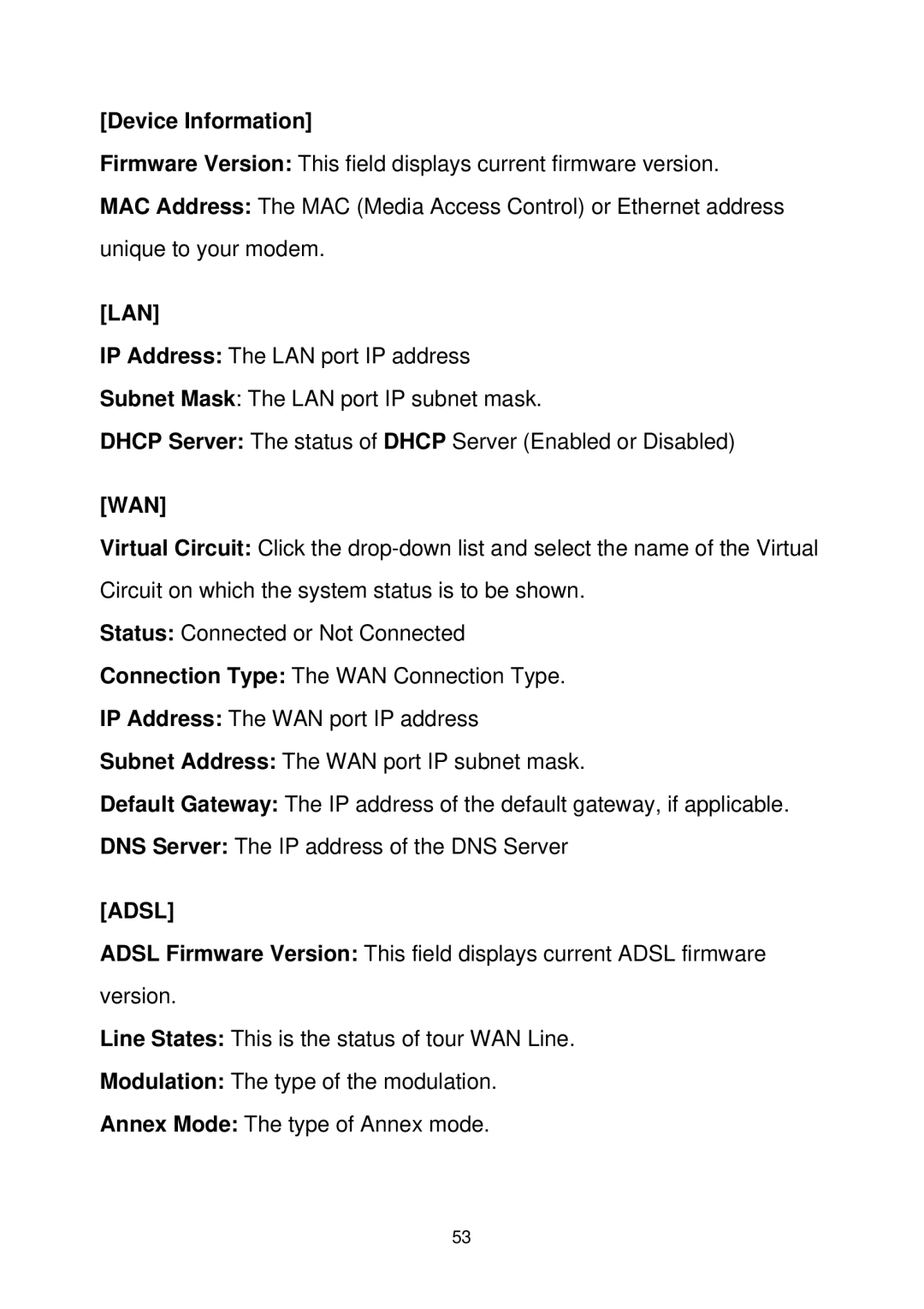 MicroNet Technology SP3367A user manual Wan 