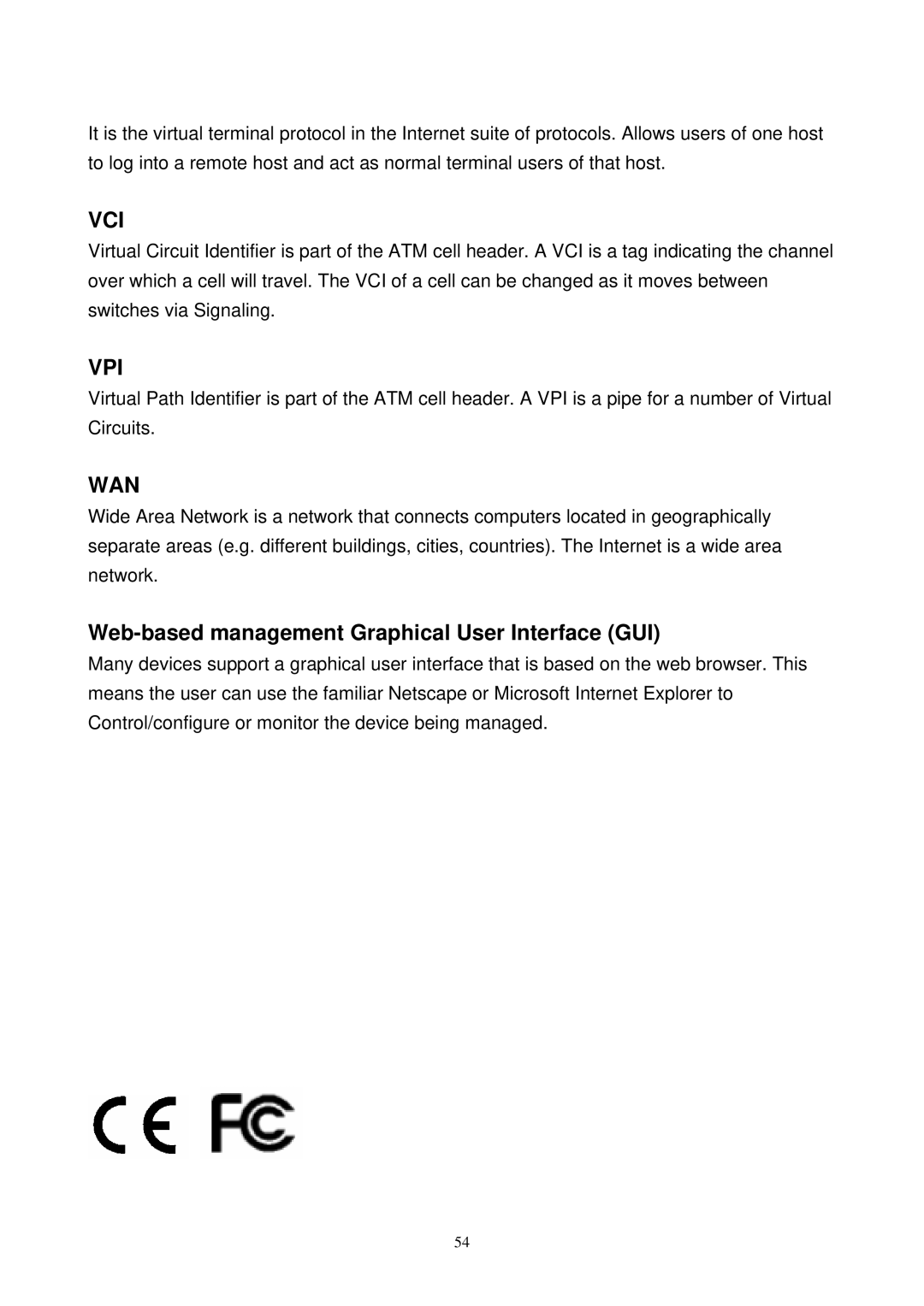 MicroNet Technology SP3367N user manual Vci, Web-based management Graphical User Interface GUI 