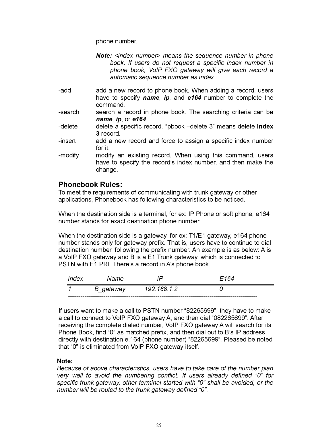 MicroNet Technology SP5052, SP5050, SP5054 user manual Phonebook Rules, Automatic sequence number as index 