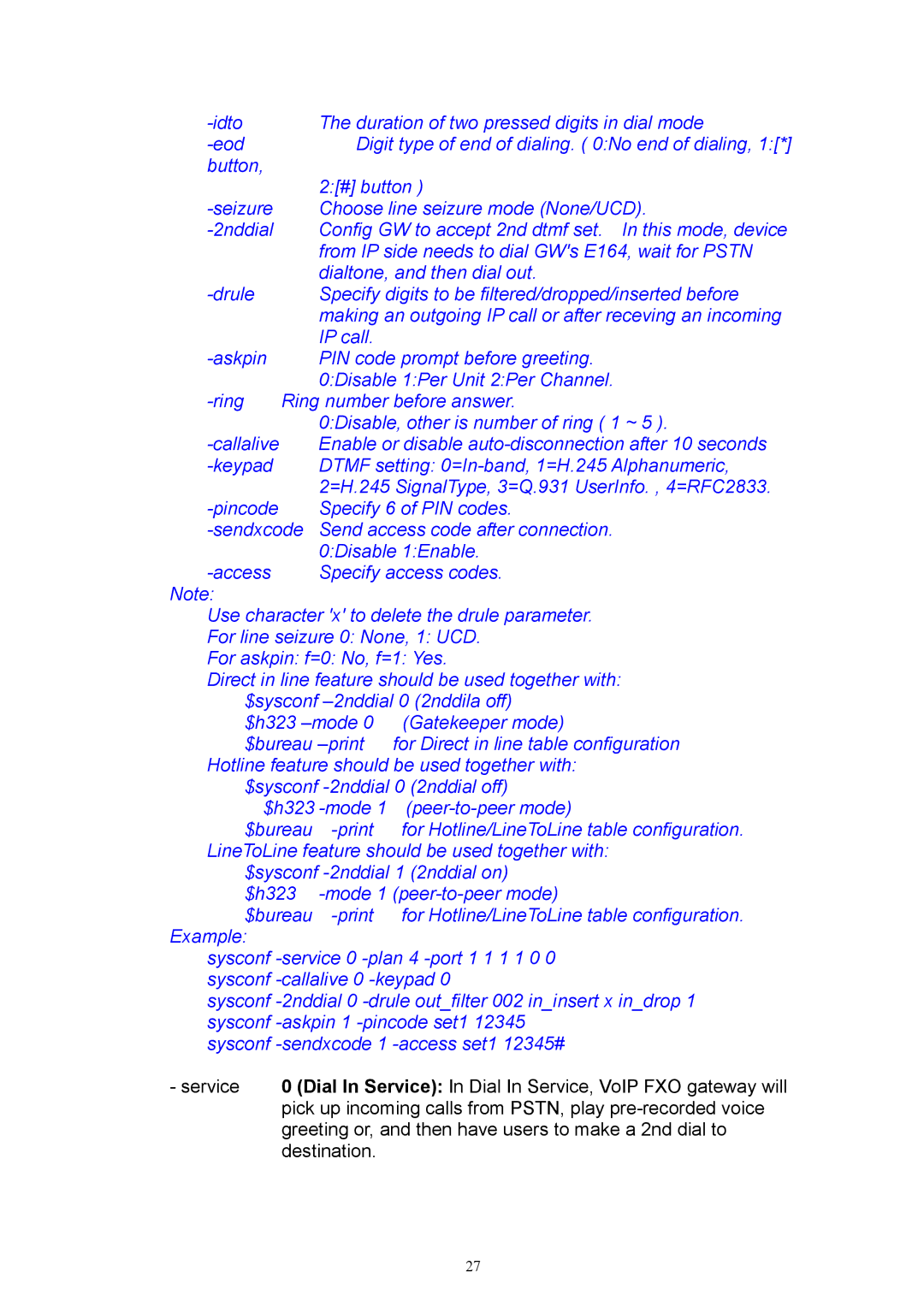 MicroNet Technology SP5050 LineToLine feature should be used together with, $sysconf -2nddial 1 2nddial on, $bureau Print 