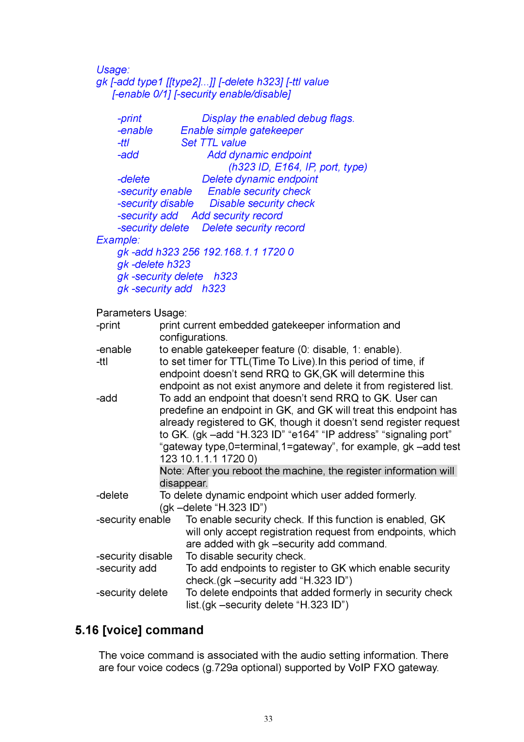 MicroNet Technology SP5050, SP5052, SP5054 user manual Voice command 