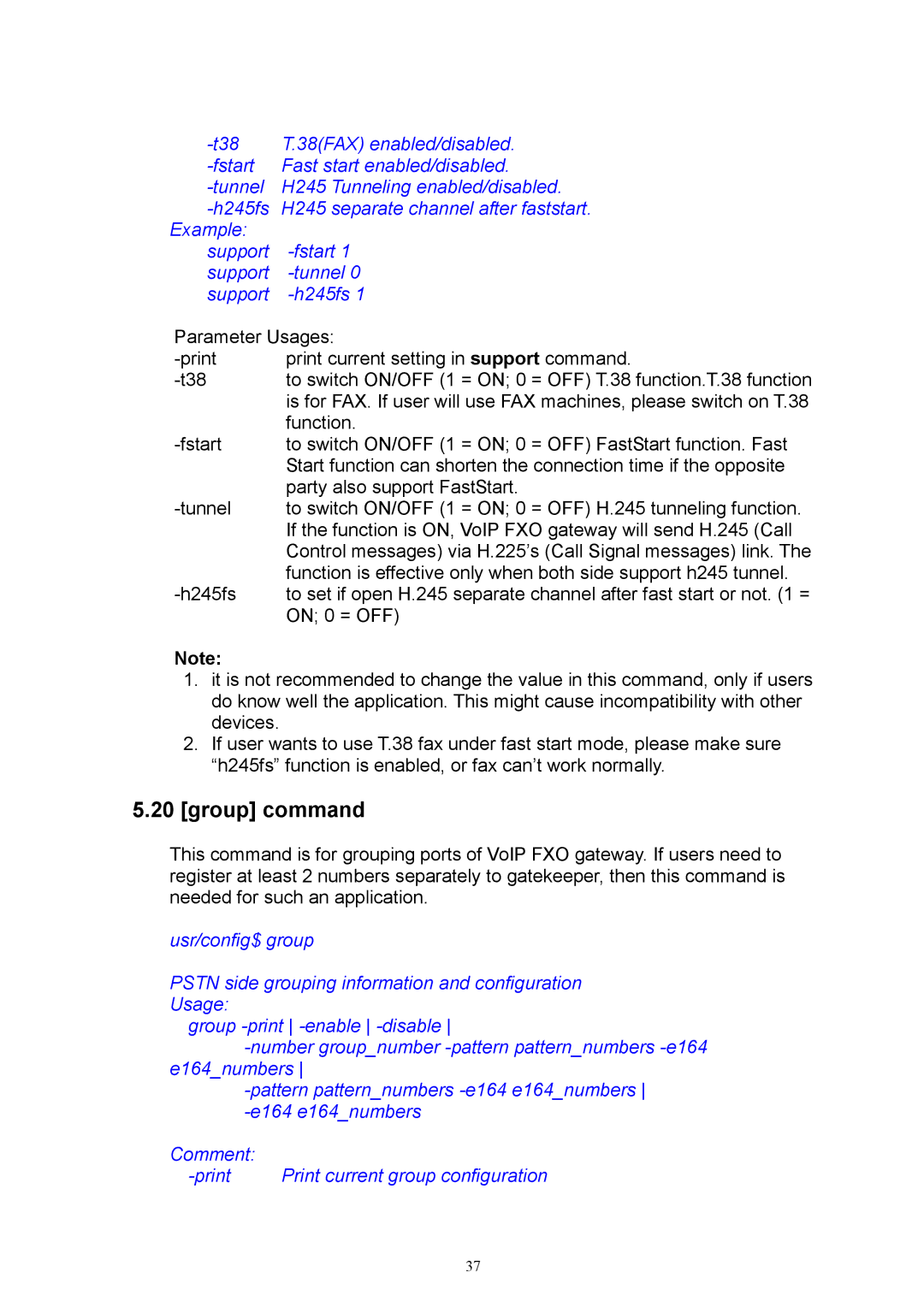 MicroNet Technology SP5052, SP5050, SP5054 user manual Group command 