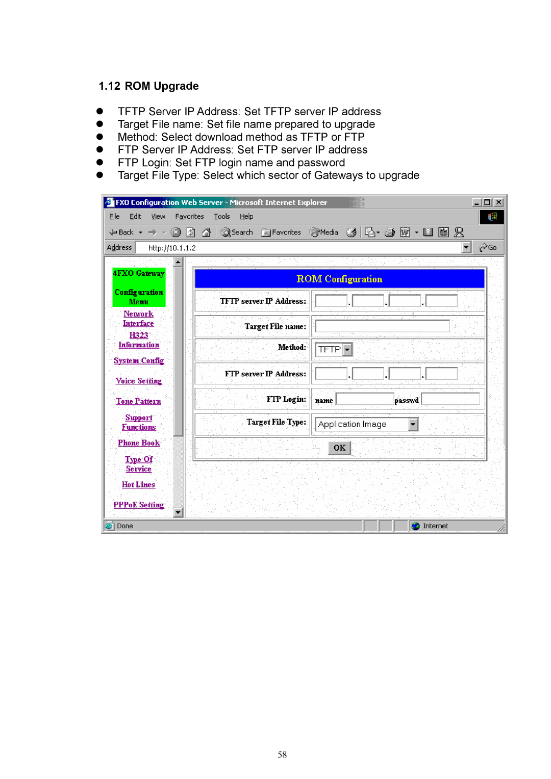 MicroNet Technology SP5052, SP5050, SP5054 user manual ROM Upgrade 