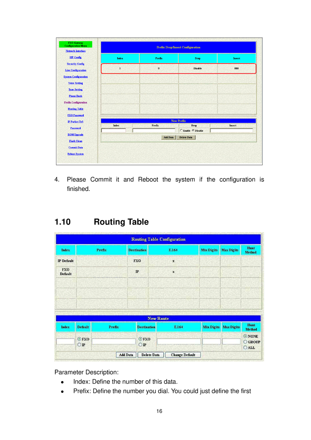 MicroNet Technology SP5054A/S, SP5052A/S user manual Routing Table 