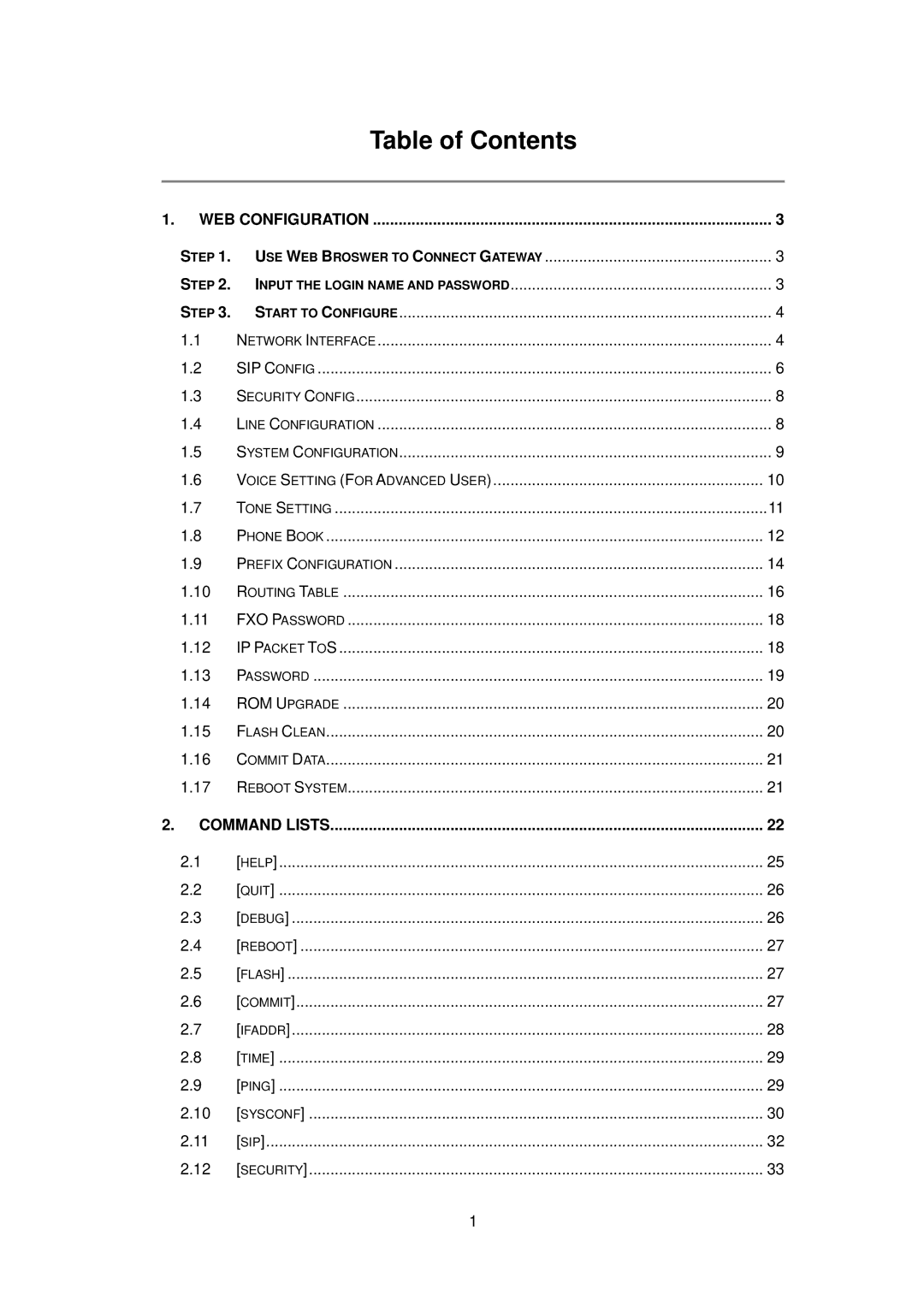 MicroNet Technology SP5052A/S, SP5054A/S user manual Table of Contents 