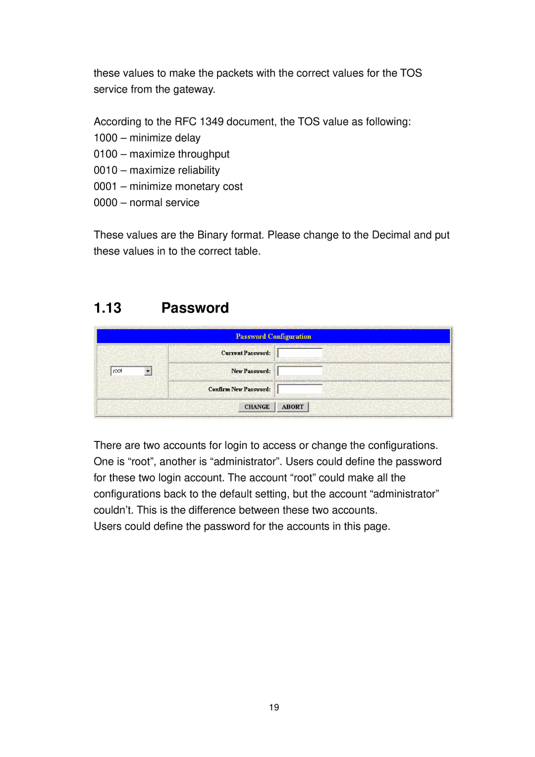 MicroNet Technology SP5052A/S, SP5054A/S user manual Password 