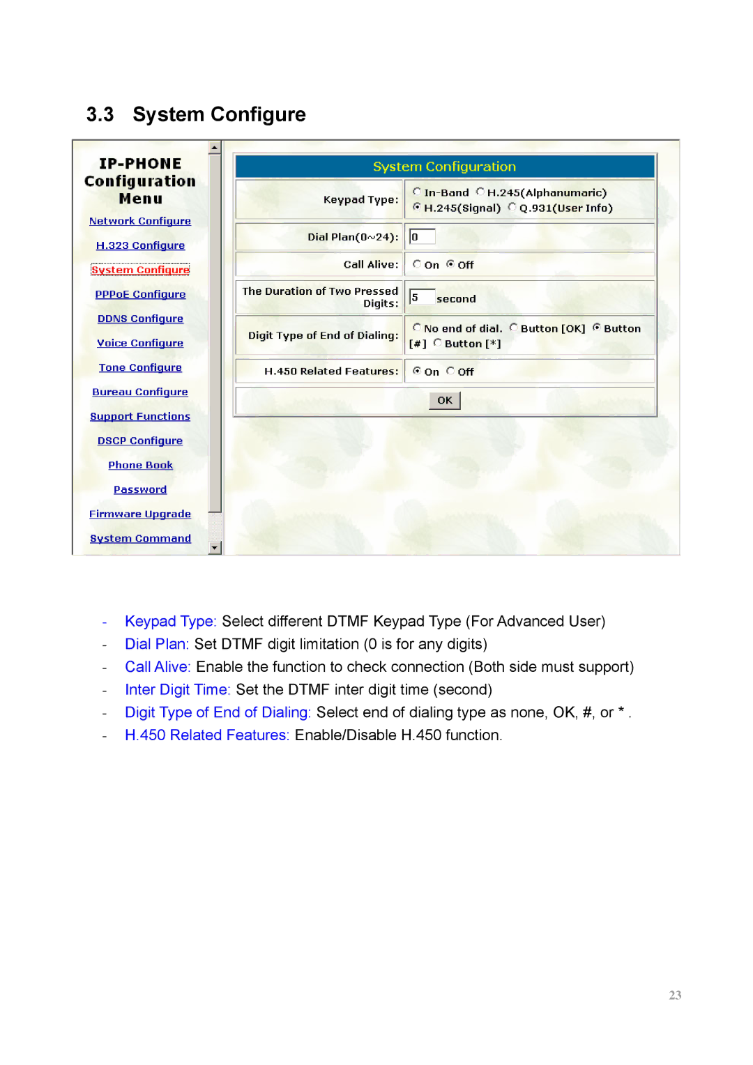 MicroNet Technology SP5100 user manual System Configure 