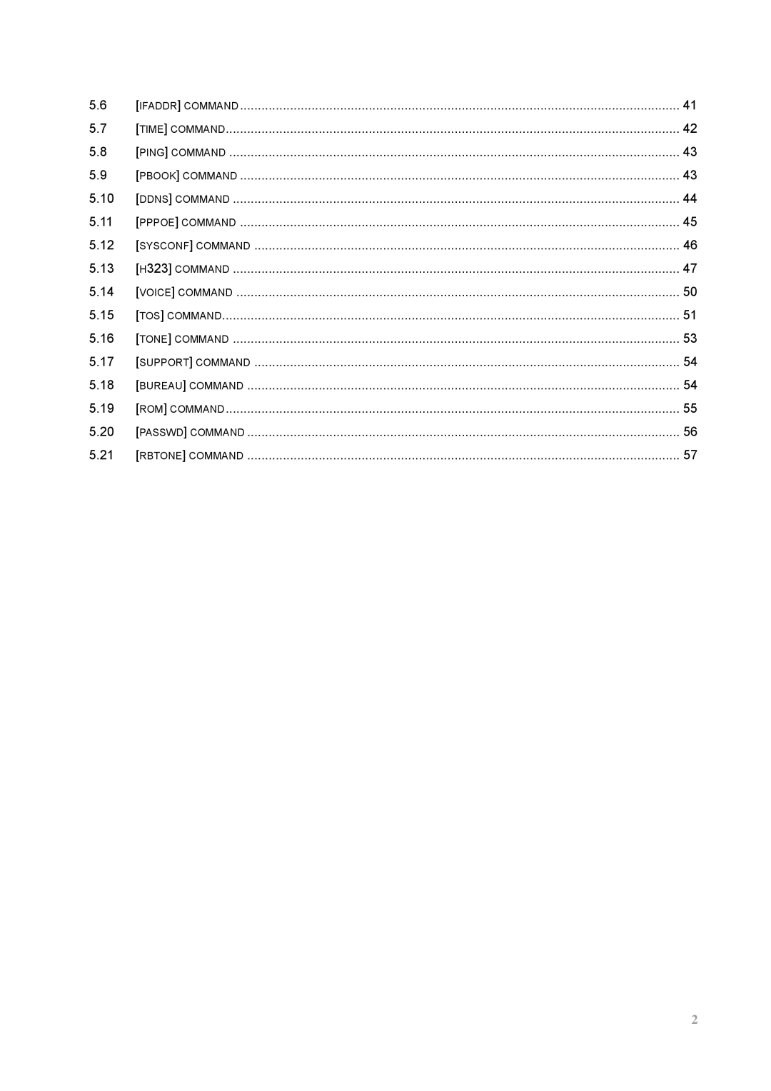 MicroNet Technology SP5100 user manual Command 