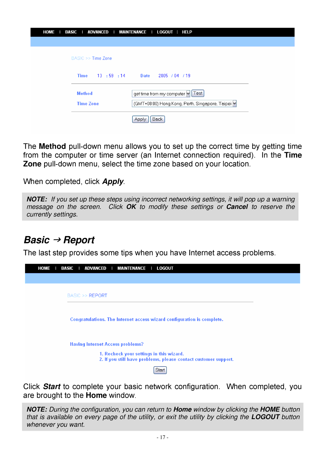 MicroNet Technology SP5530 user manual Basic J Report 