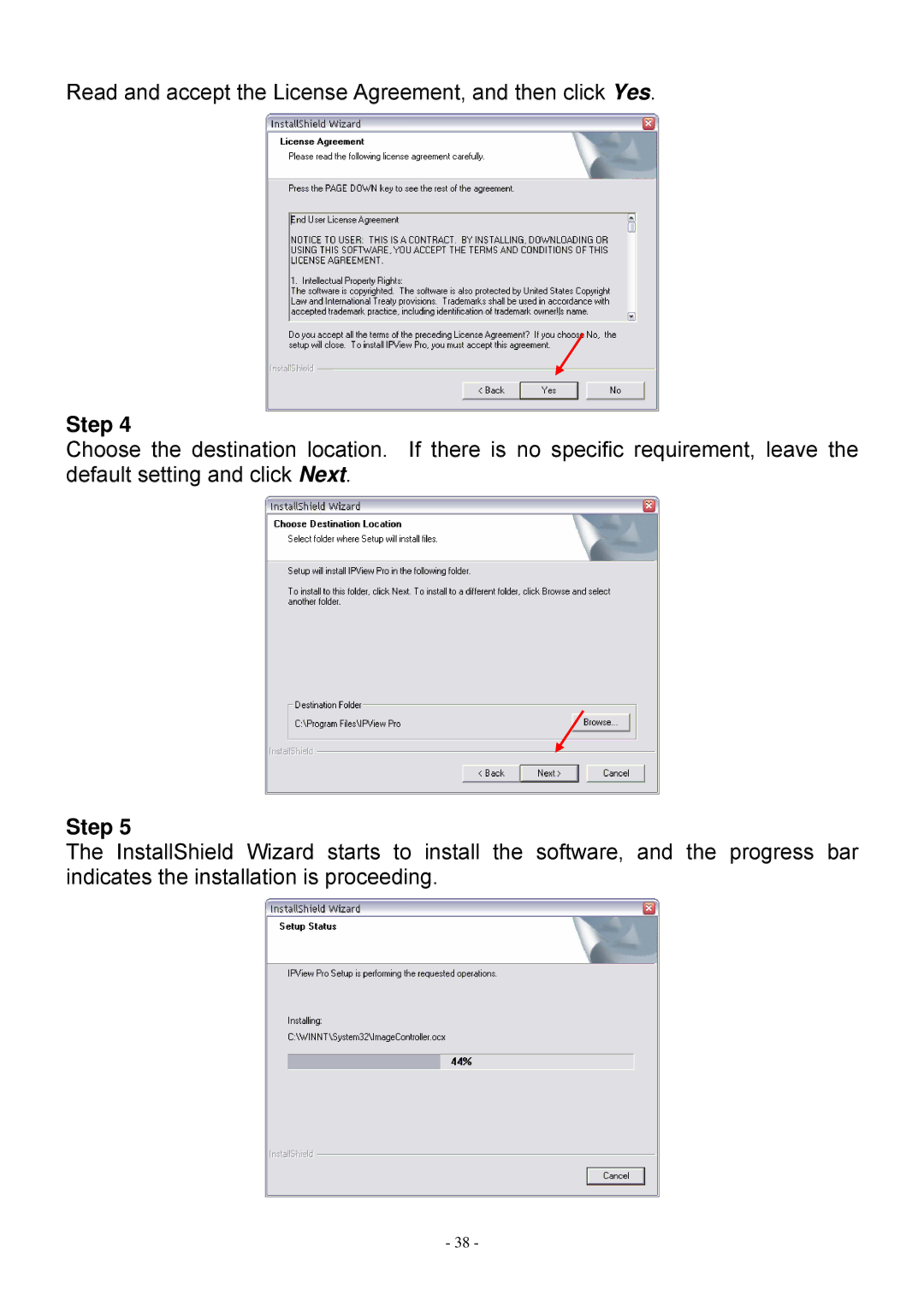 MicroNet Technology SP5530 user manual Read and accept the License Agreement, and then click Yes 