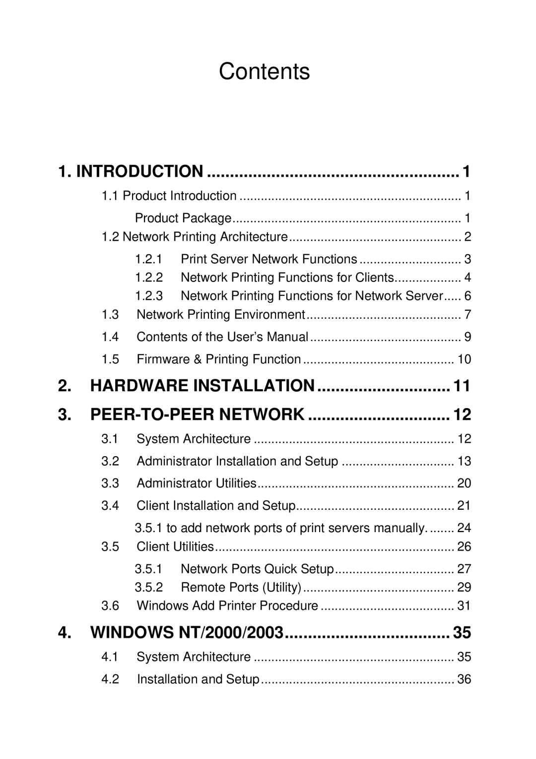 MicroNet Technology SP755D, SP756 user manual Contents 