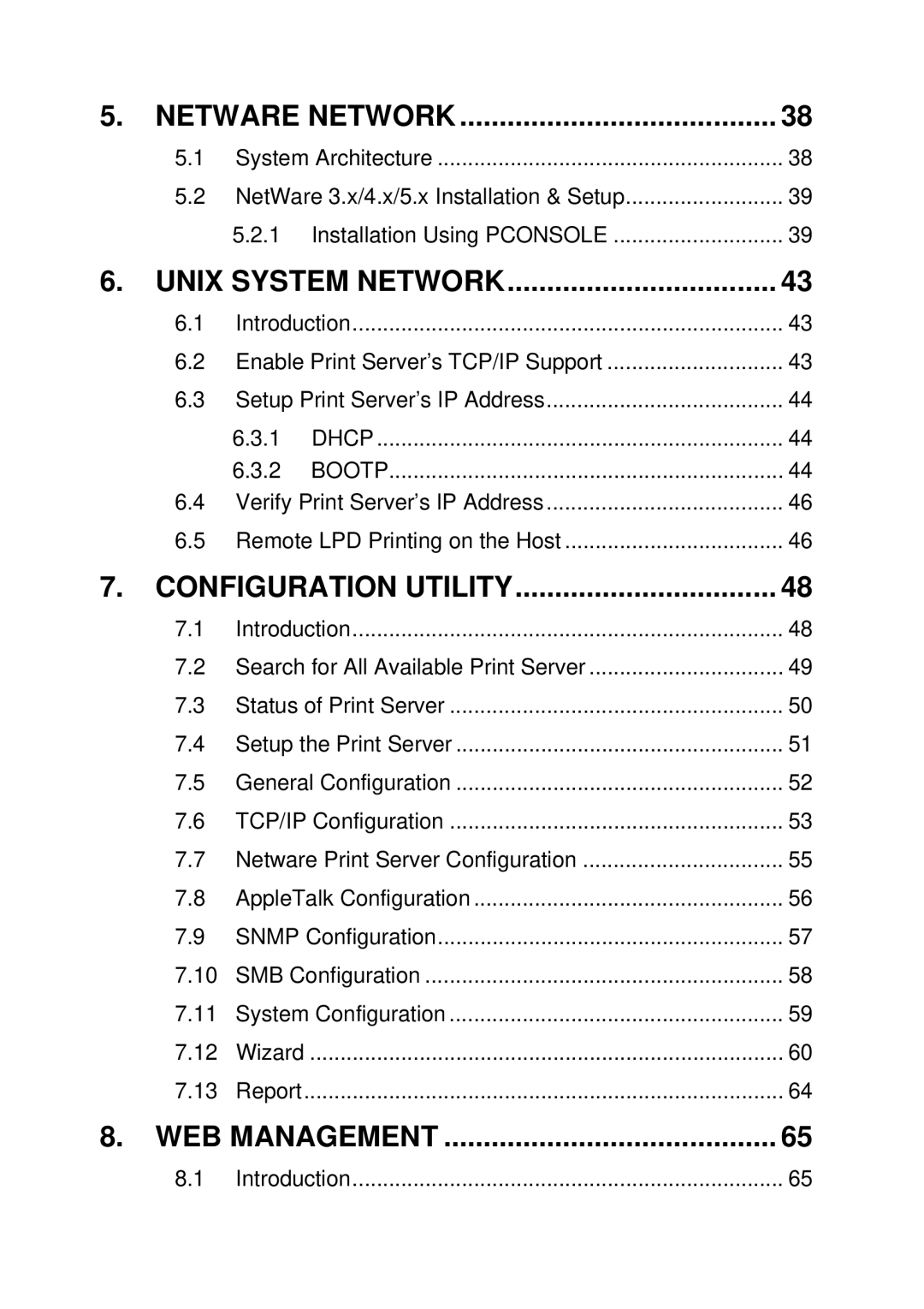 MicroNet Technology SP756, SP755D user manual Netware Network 