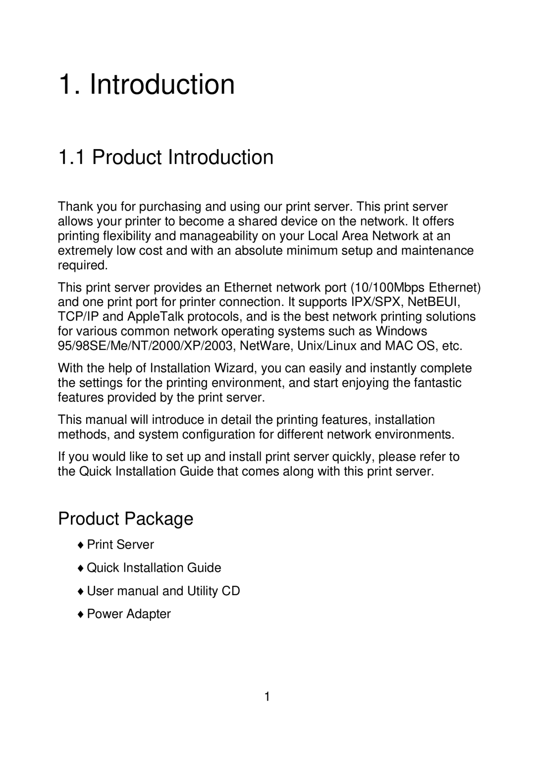 MicroNet Technology SP756, SP755D user manual Product Introduction, Product Package 