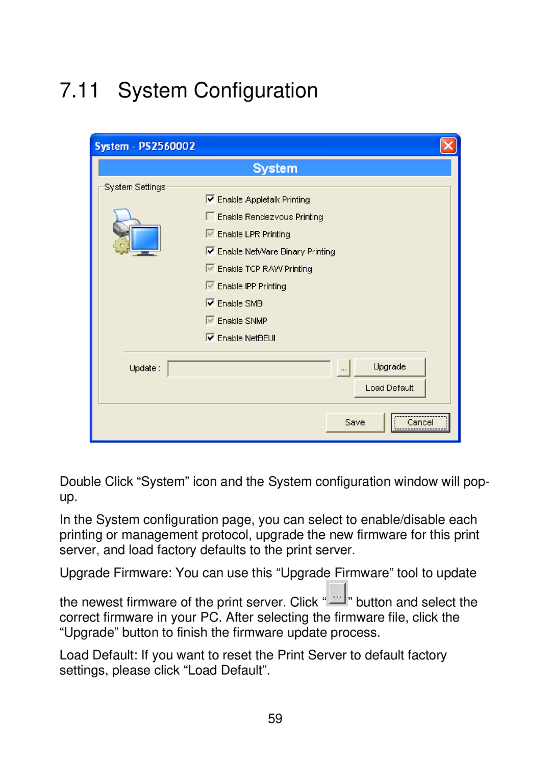 MicroNet Technology SP756, SP755D user manual System Configuration 