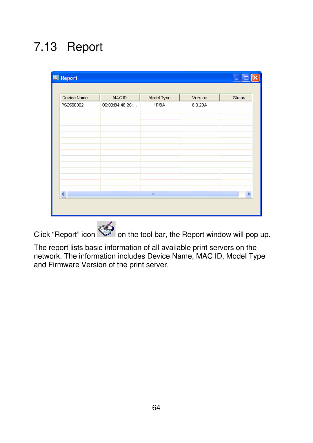 MicroNet Technology SP755D, SP756 user manual Report 