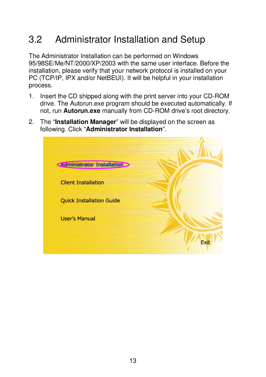 MicroNet Technology SP766W user manual Administrator Installation and Setup 