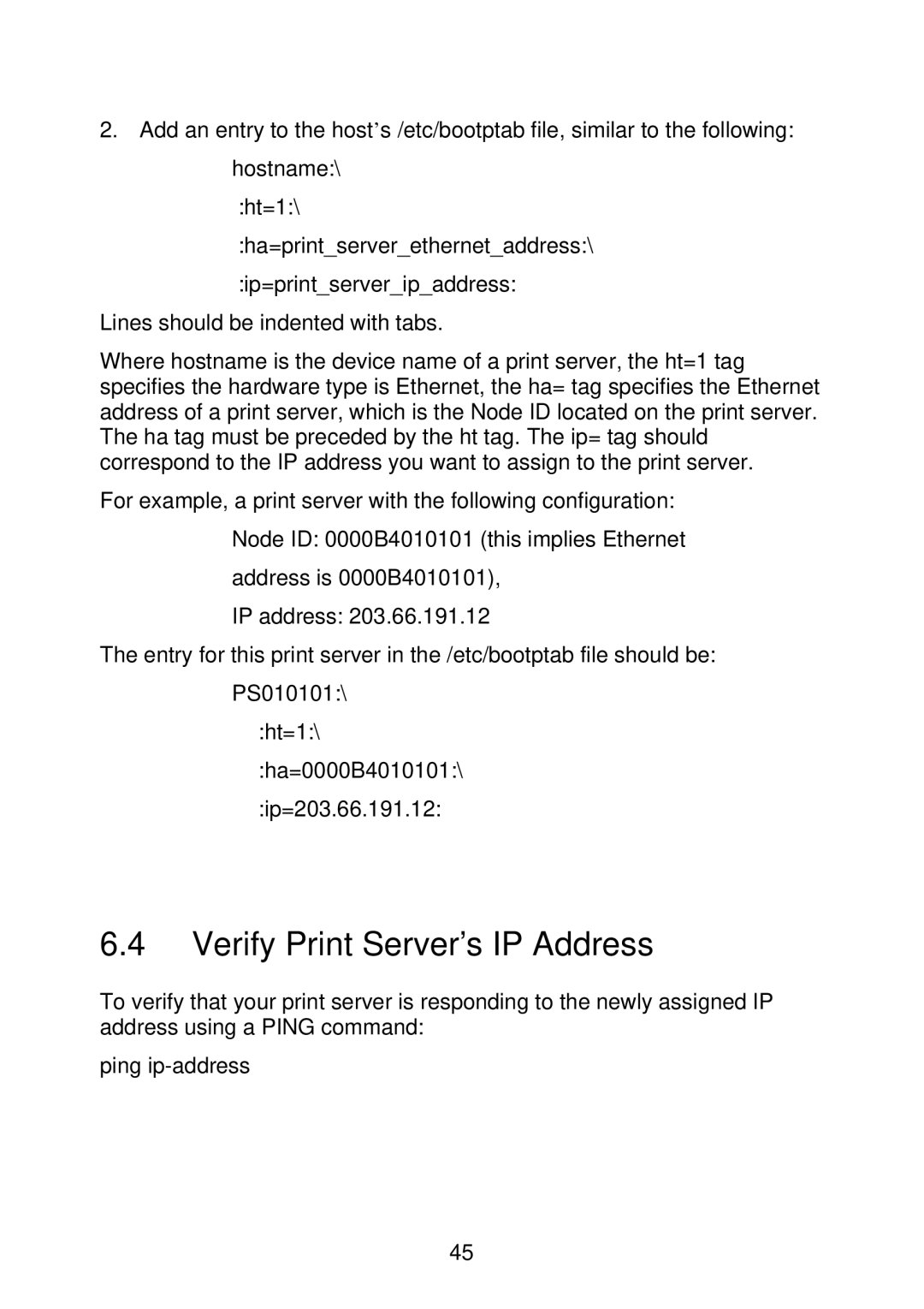 MicroNet Technology SP766W user manual Verify Print Server’s IP Address 