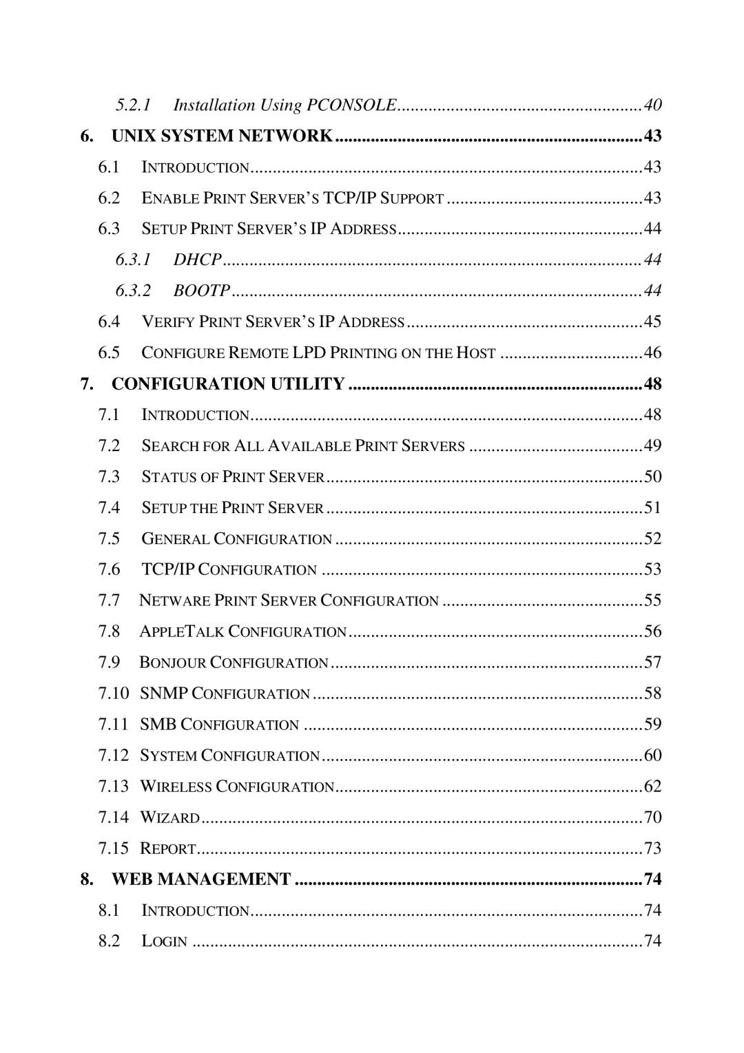 MicroNet Technology SP766W user manual Unix System Network 