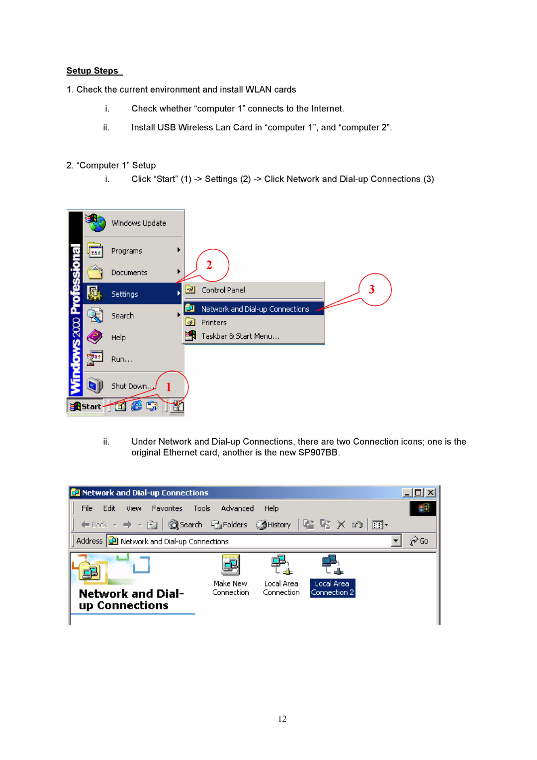 MicroNet Technology SP907BB user manual Setup Steps 