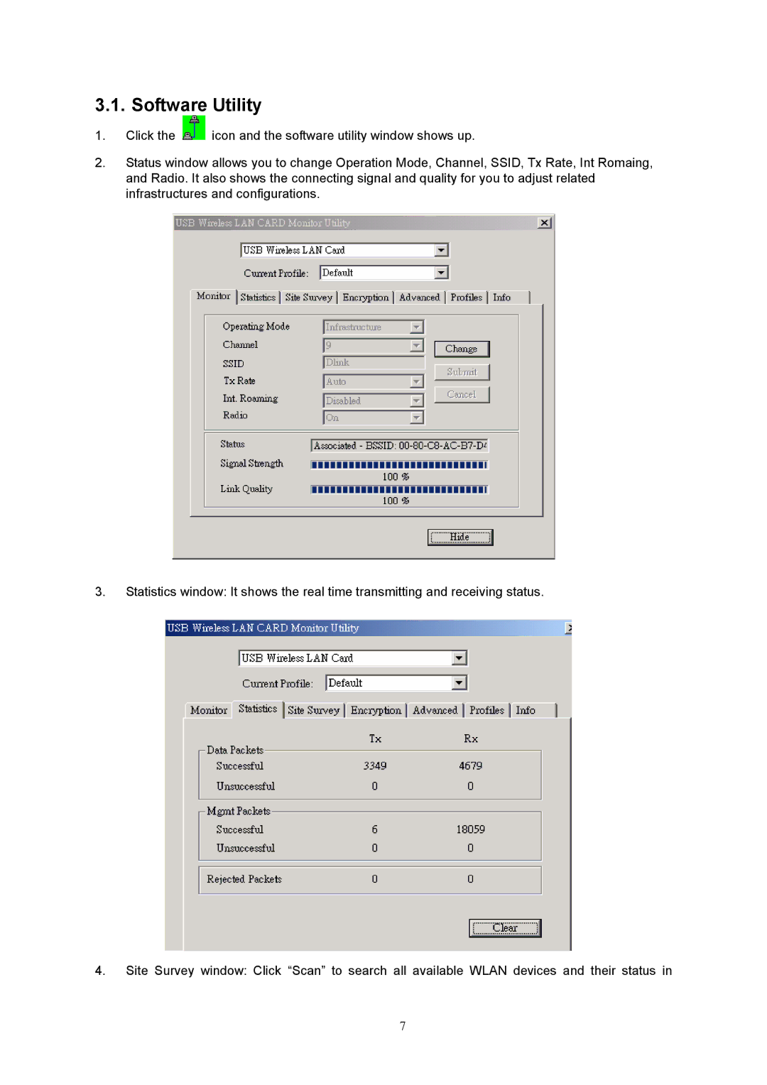 MicroNet Technology SP907BB user manual Software Utility 