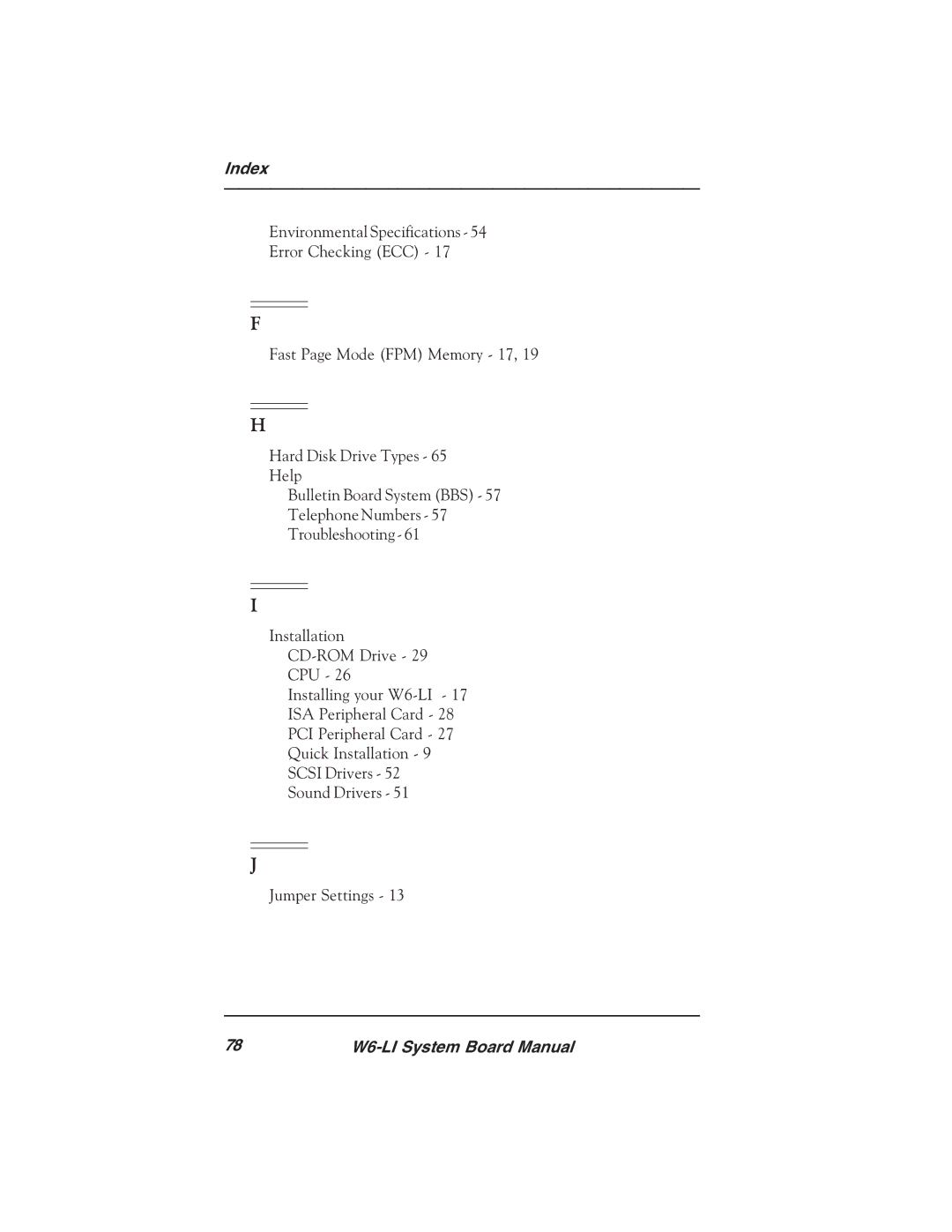 Micronics W6-LI manual 