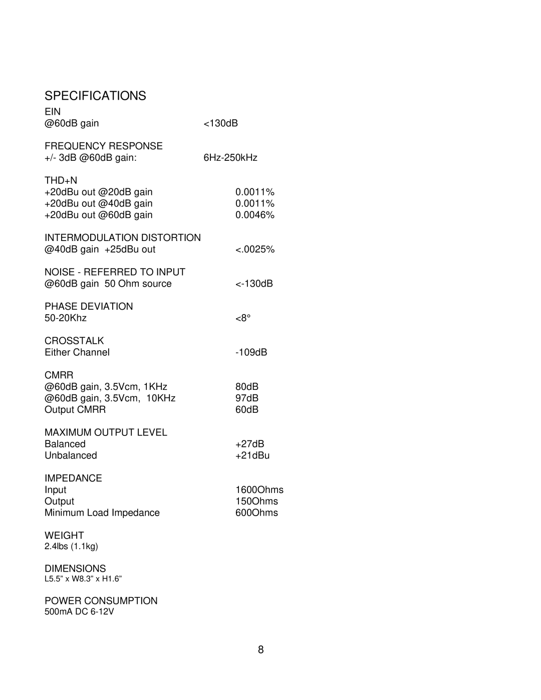 Microplane LUNATEC V2 owner manual Specifications 