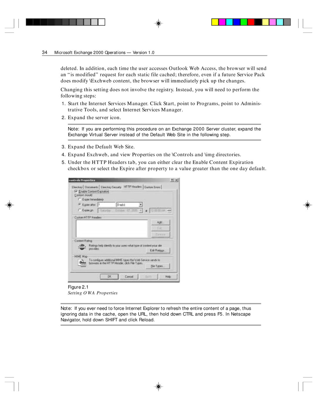 Microsoft 1 manual Setting OWA Properties 