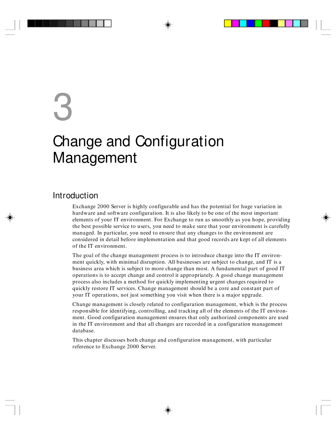 Microsoft 1 manual Change and Configuration Management 