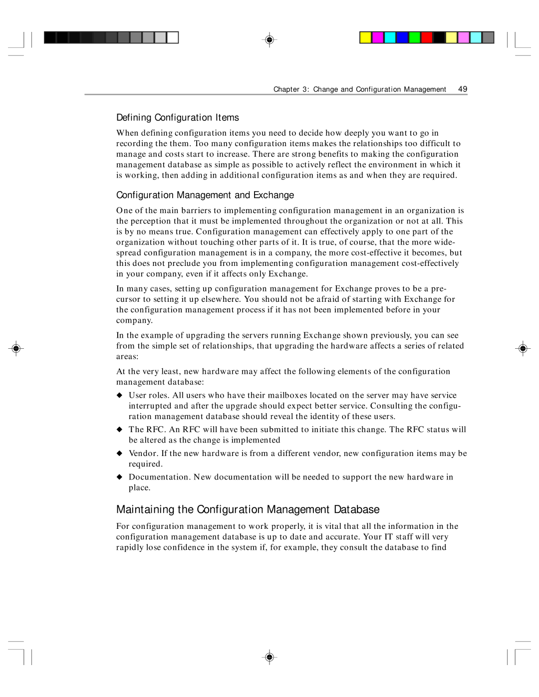 Microsoft 1 manual Maintaining the Configuration Management Database, Defining Configuration Items 