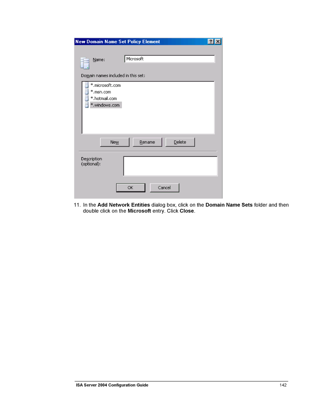 Microsoft manual ISA Server 2004 Configuration Guide 142 