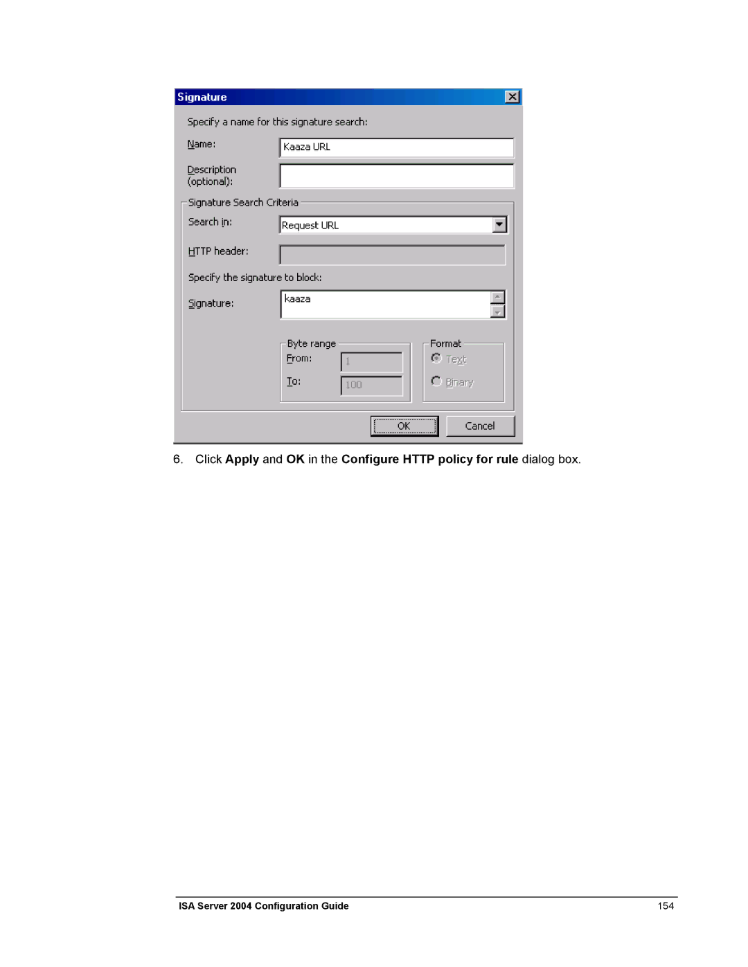 Microsoft manual ISA Server 2004 Configuration Guide 154 