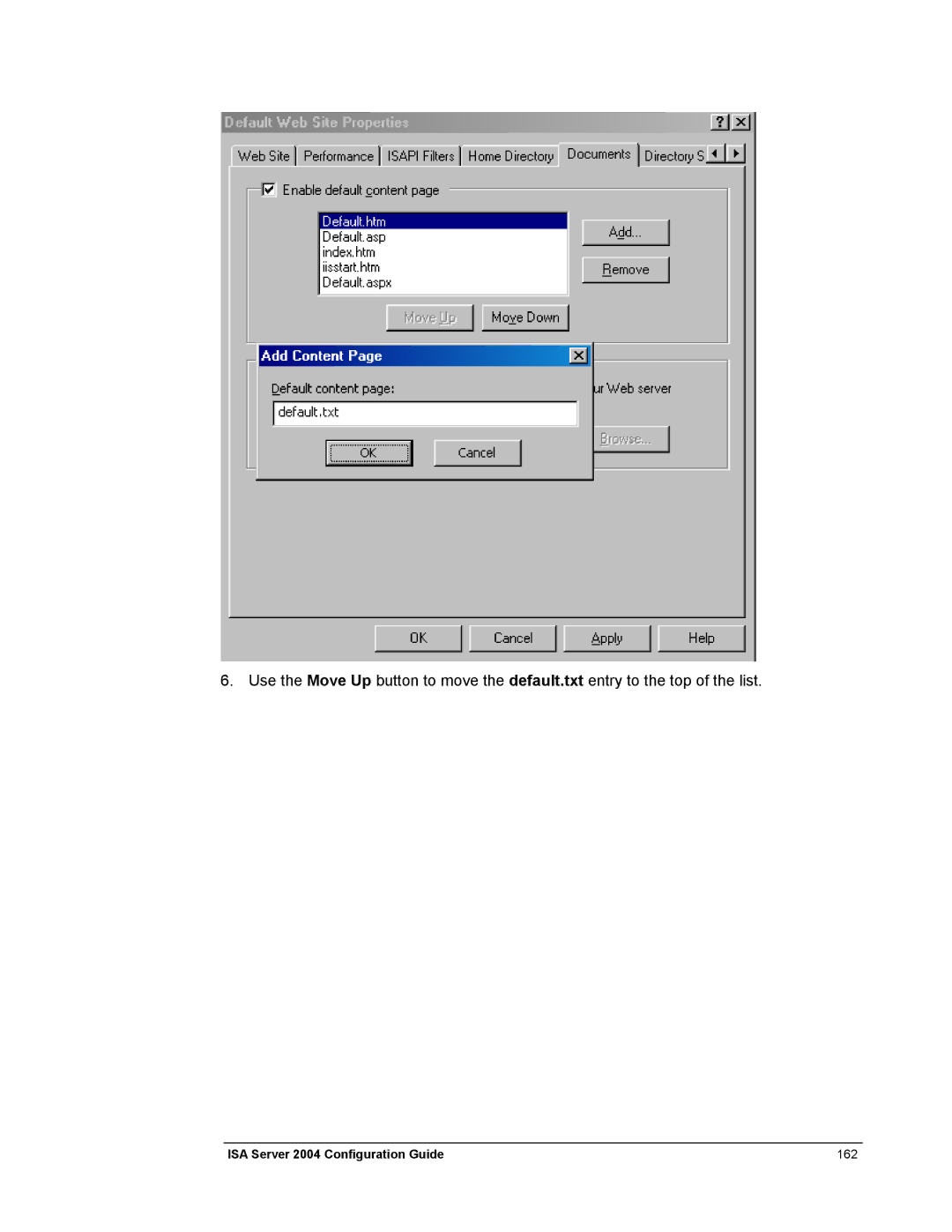 Microsoft manual ISA Server 2004 Configuration Guide 162 